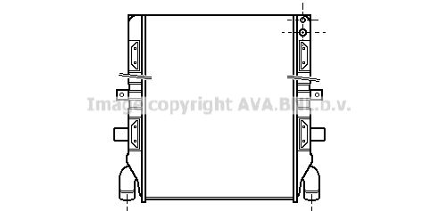 AVA QUALITY COOLING Radiaator,mootorijahutus SC2004